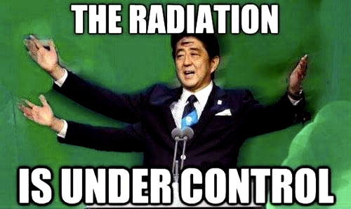 Abe Radiation is Under Control